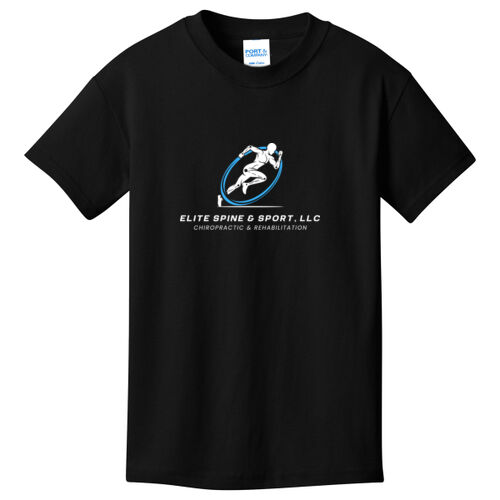 Elite Spine & Sport on a Port & Company® - Youth Core Cotton Tee Thumbnail