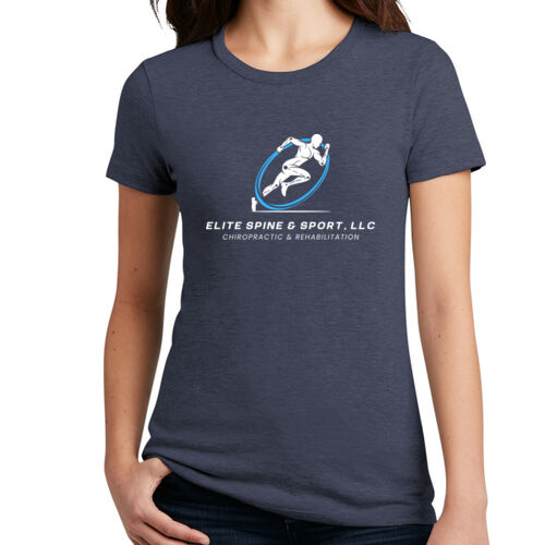 Elite Spine & Sport on a District® - Women's Perfect Blend ® CVC Tee Thumbnail