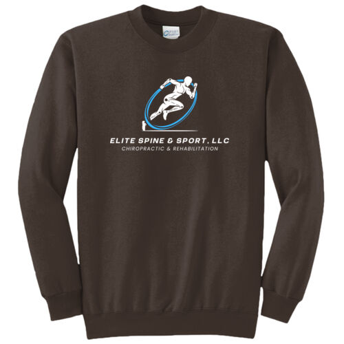 Elite Spine & Sport on a Port & Company® - Core Fleece Crewneck Sweatshirt Thumbnail