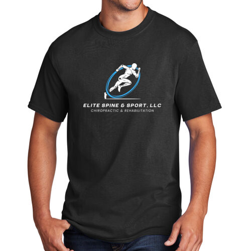 Elite Spine & Sport on a Port & Company® - Core Cotton Tee Thumbnail