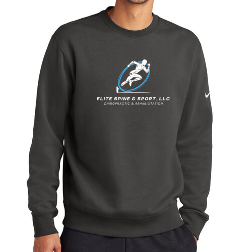Elite Spine & Sport on a Nike® - Club Fleece Sleeve Swoosh Crew Thumbnail